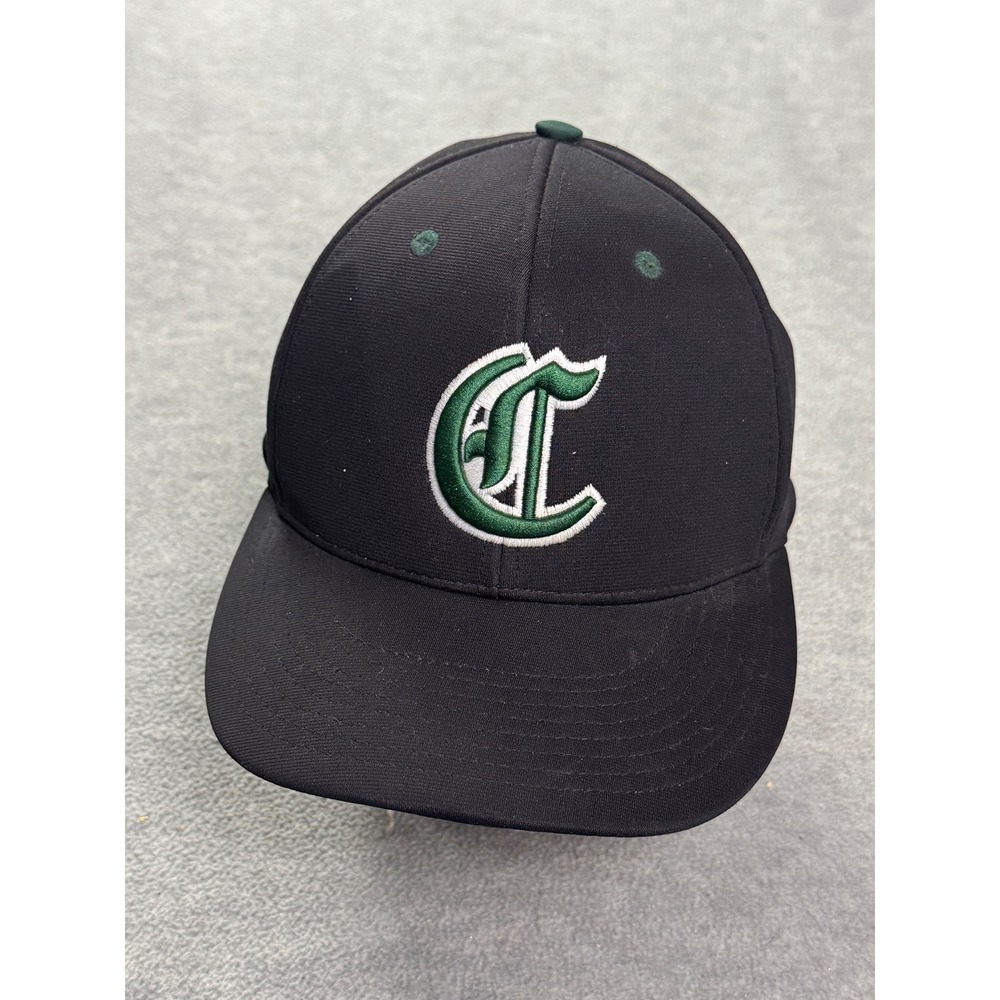 Richardson PTS Performance Team Series Flexfit Hat Black Green Embroidered C